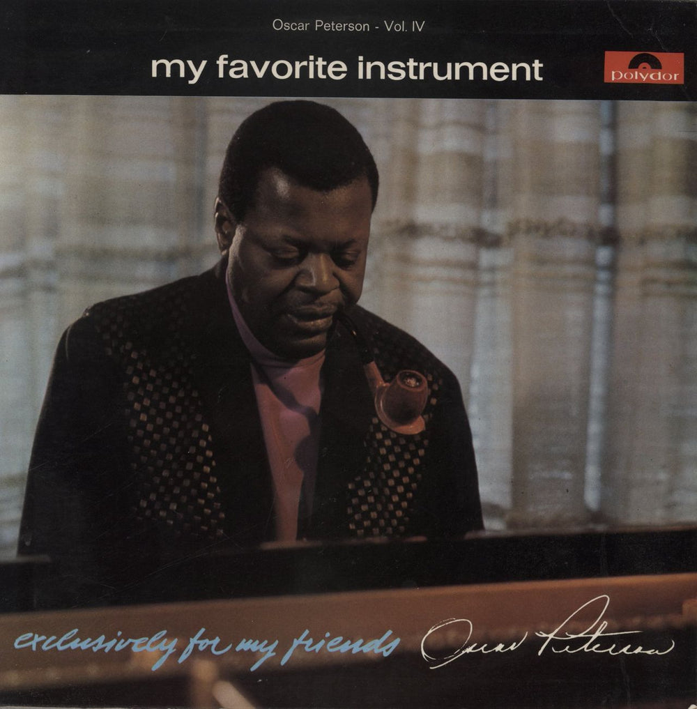 Oscar Peterson My Favorite Instrument UK vinyl LP album (LP record) 583721