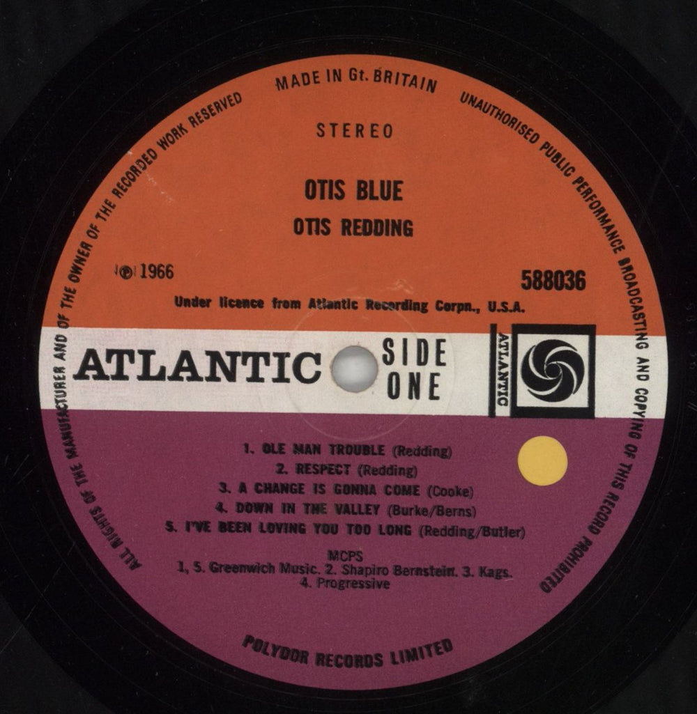 Otis Redding Otis Blue / Otis Redding Sings Soul - Plum & Red Label - EX UK vinyl LP album (LP record) OTILPOT855087