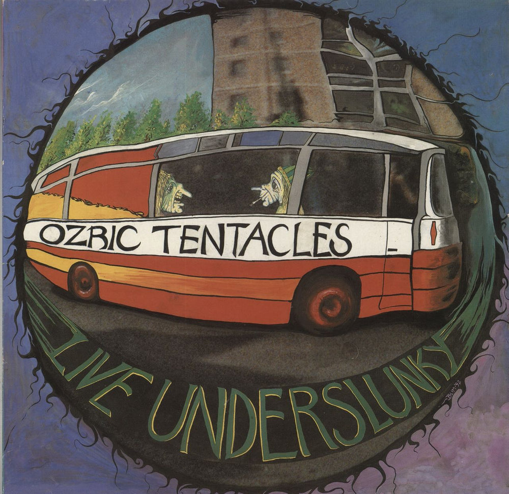 Ozric Tentacles Live Underslunky UK 2-LP vinyl record set (Double LP Album) DOVELP5