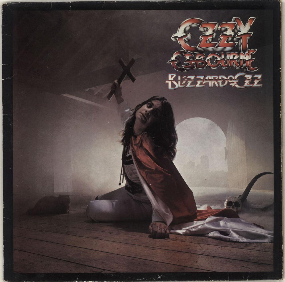 Ozzy Osbourne Blizzard Of Ozz - Jet Labels - EX UK vinyl LP album (LP record) JETLP234