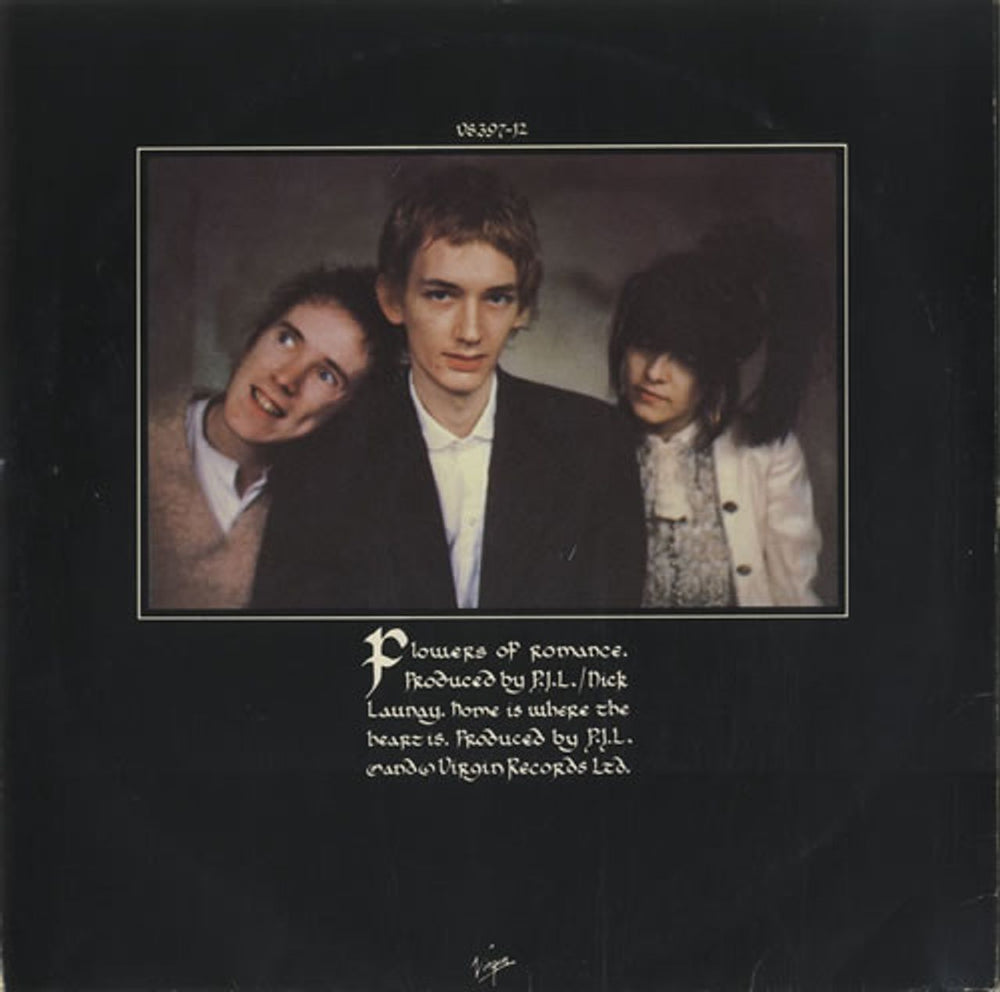 P.I.L. Flowers Of Romance UK 12" vinyl single (12 inch record / Maxi-single) PIL12FL129058