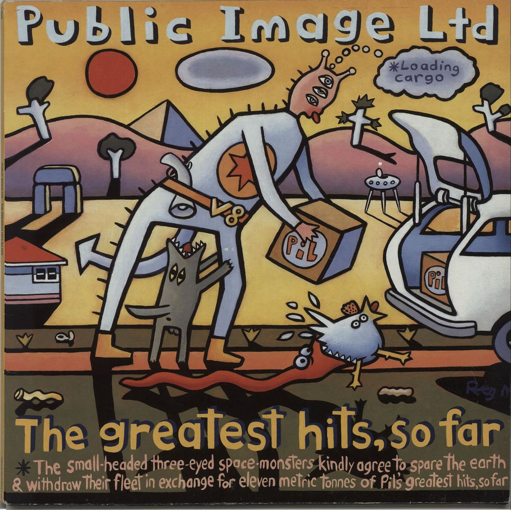 P.I.L. The Greatest Hits So Far UK 2-LP vinyl record set (Double LP Album) V2644