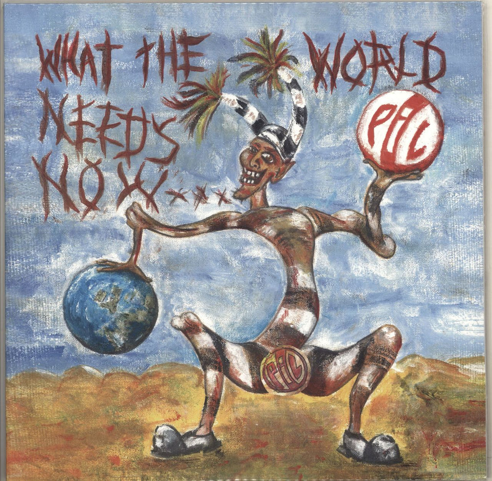 P.I.L. What The World Needs Now... - Blue Vinyl - Sealed UK 2-LP vinyl record set (Double LP Album) PIL005LPX