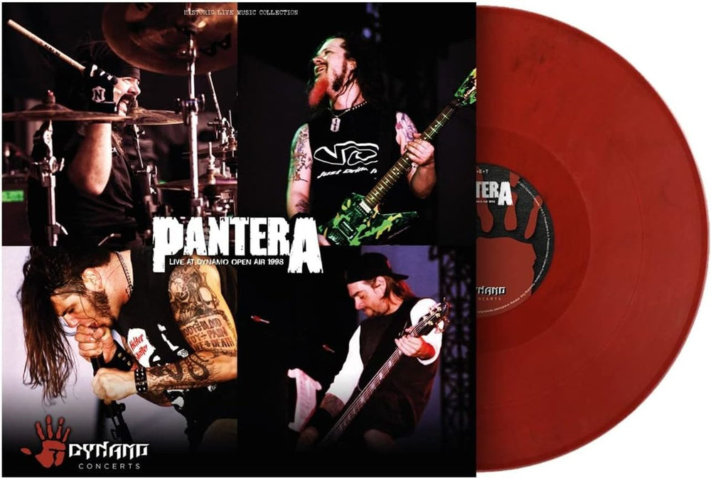 Pantera Live At Dynamo Open Air 1998 - Red Vinyl - Sealed UK 2-LP vinyl record set (Double LP Album) 0555021340