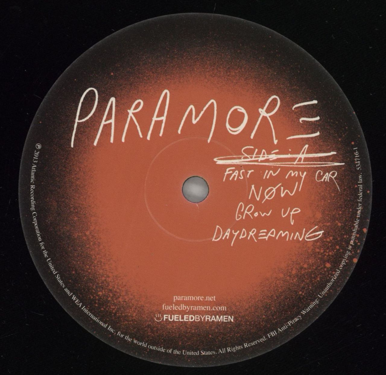 Paramore Paramore US 2-LP vinyl record set (Double LP Album) OR82LPA881186