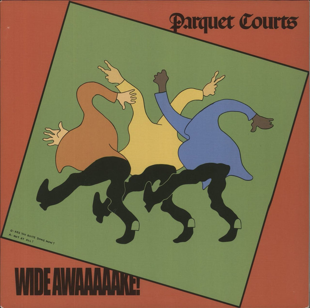 Parquet Courts Wide Awake UK vinyl LP album (LP record) RT0001LP