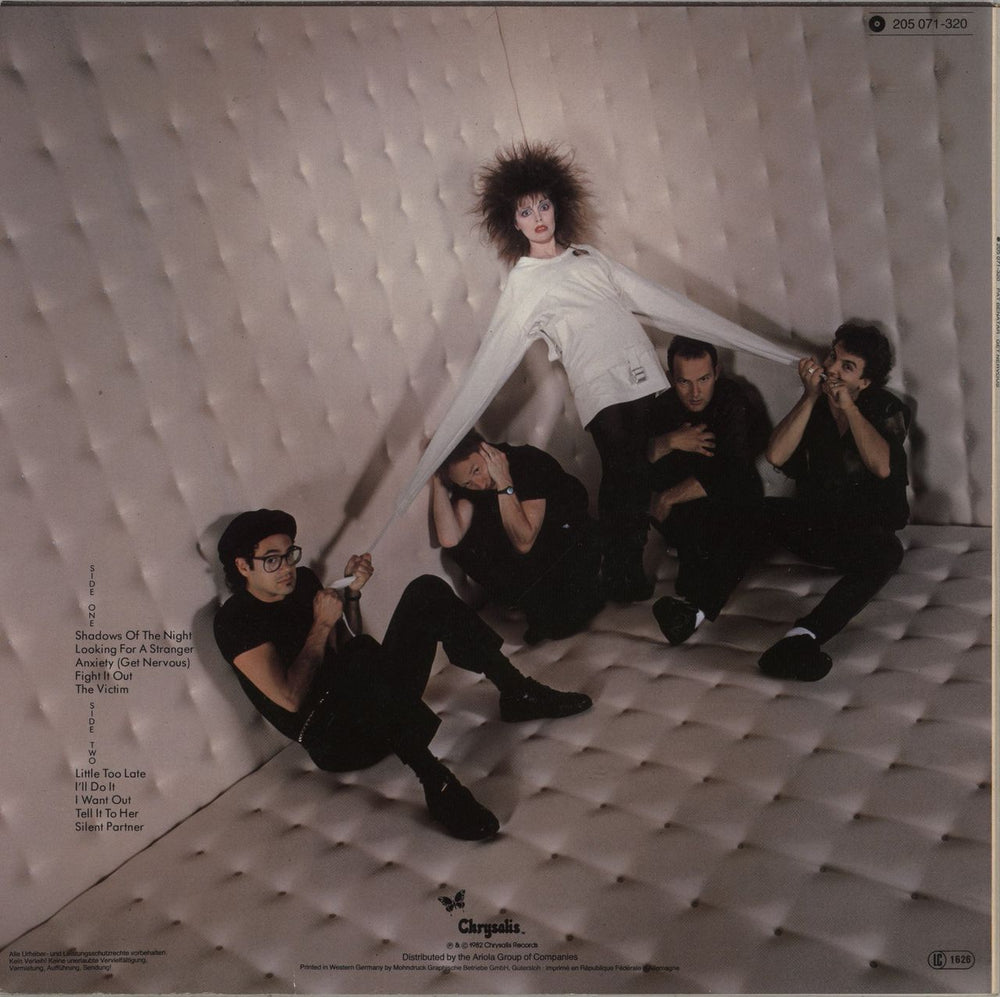 Pat Benatar Get Nervous German vinyl LP album (LP record)