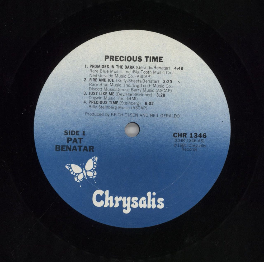 Pat Benatar Precious Time UK vinyl LP album (LP record) BENLPPR290681