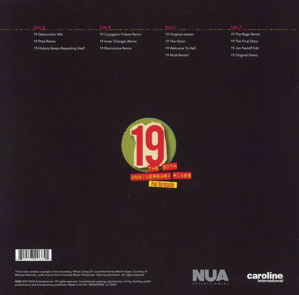 Paul Hardcastle 19 - The Mixes [30th Annivesary Edition] UK 2-LP vinyl record set (Double LP Album) 602547296641