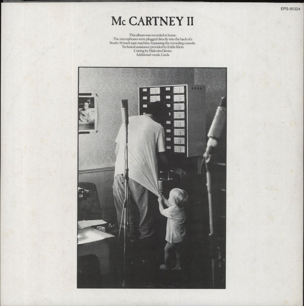 Paul McCartney and Wings McCartney II Japanese vinyl LP album (LP record)