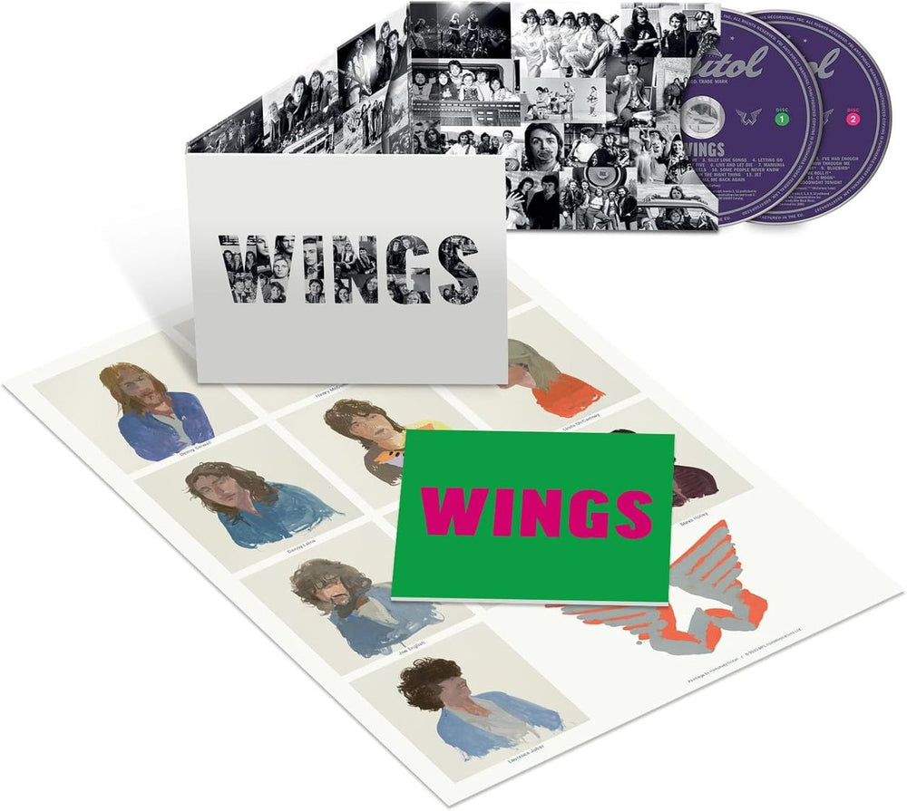 Paul McCartney and Wings Wings - 2CD Collection + 36-page Booklet & Poster - Sealed UK 2 CD album set (Double CD) 7569437