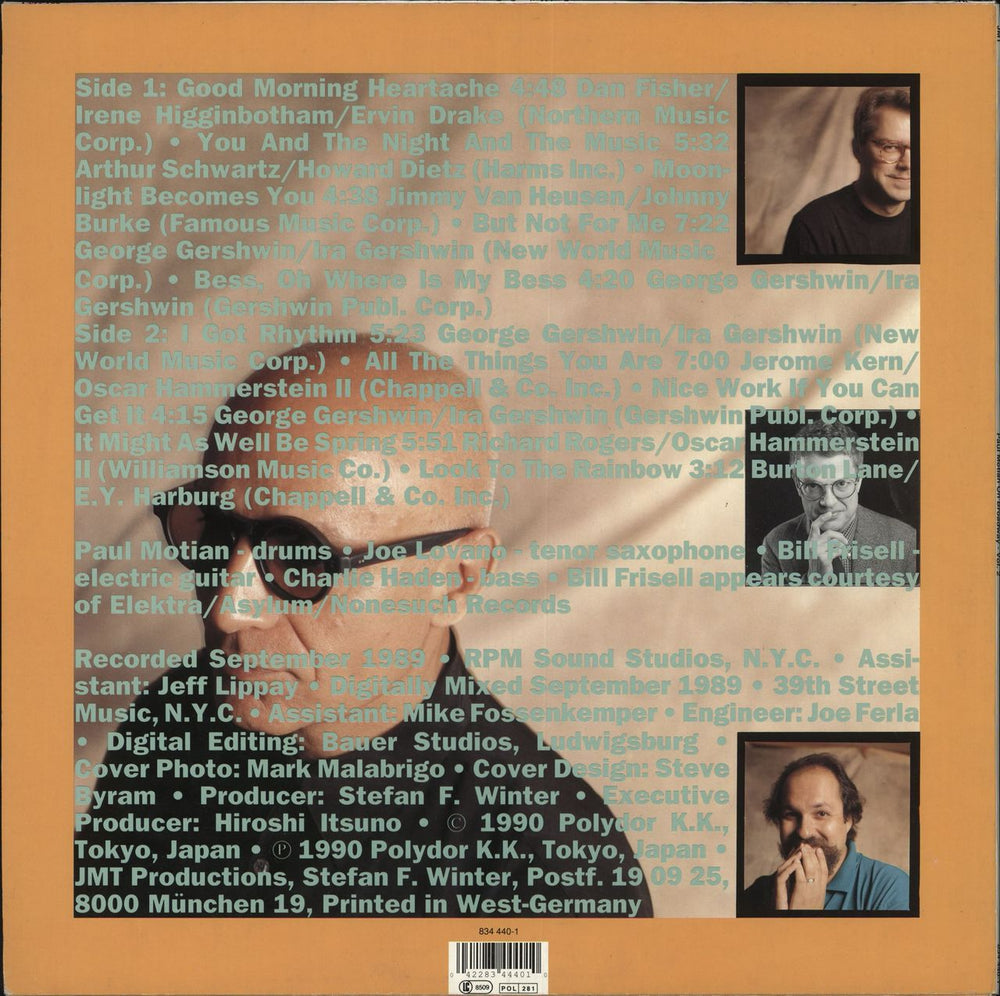 Paul Motian On Broadway Volume 2 Dutch vinyl LP album (LP record) PCQLPON710985