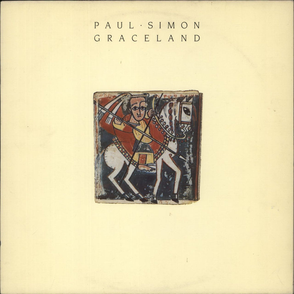 Paul Simon Graceland - 1st - EX UK vinyl LP album (LP record) WX52