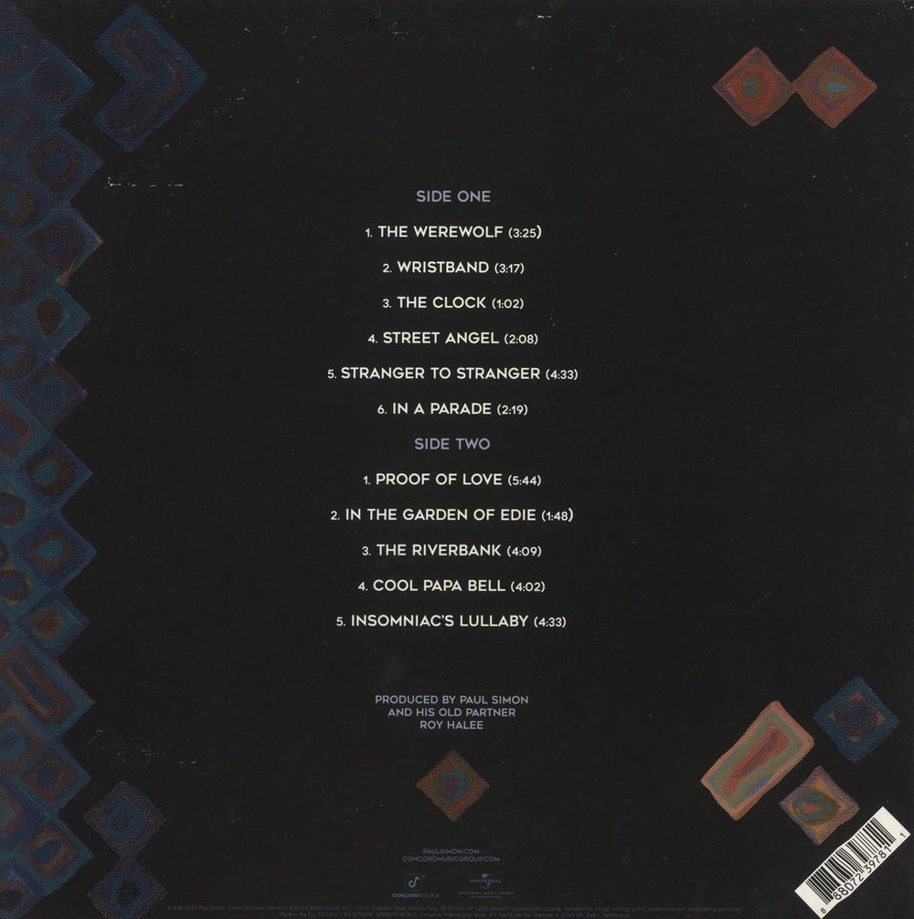 Paul Simon Stranger To Stranger UK 2-LP vinyl record set (Double LP Album) 888072397811