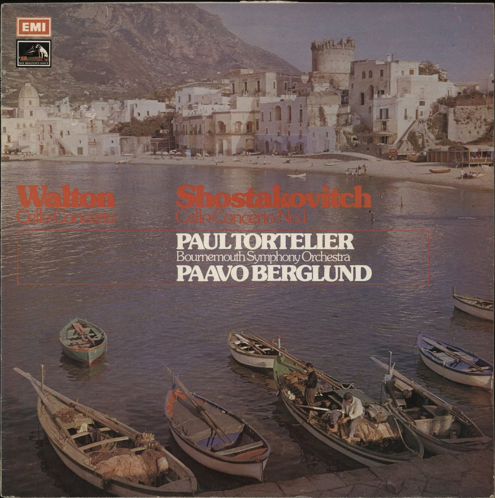 Paul Tortelier Shostakovich: Cello Concerto No.1 - EX UK vinyl LP album (LP record) ASD2924