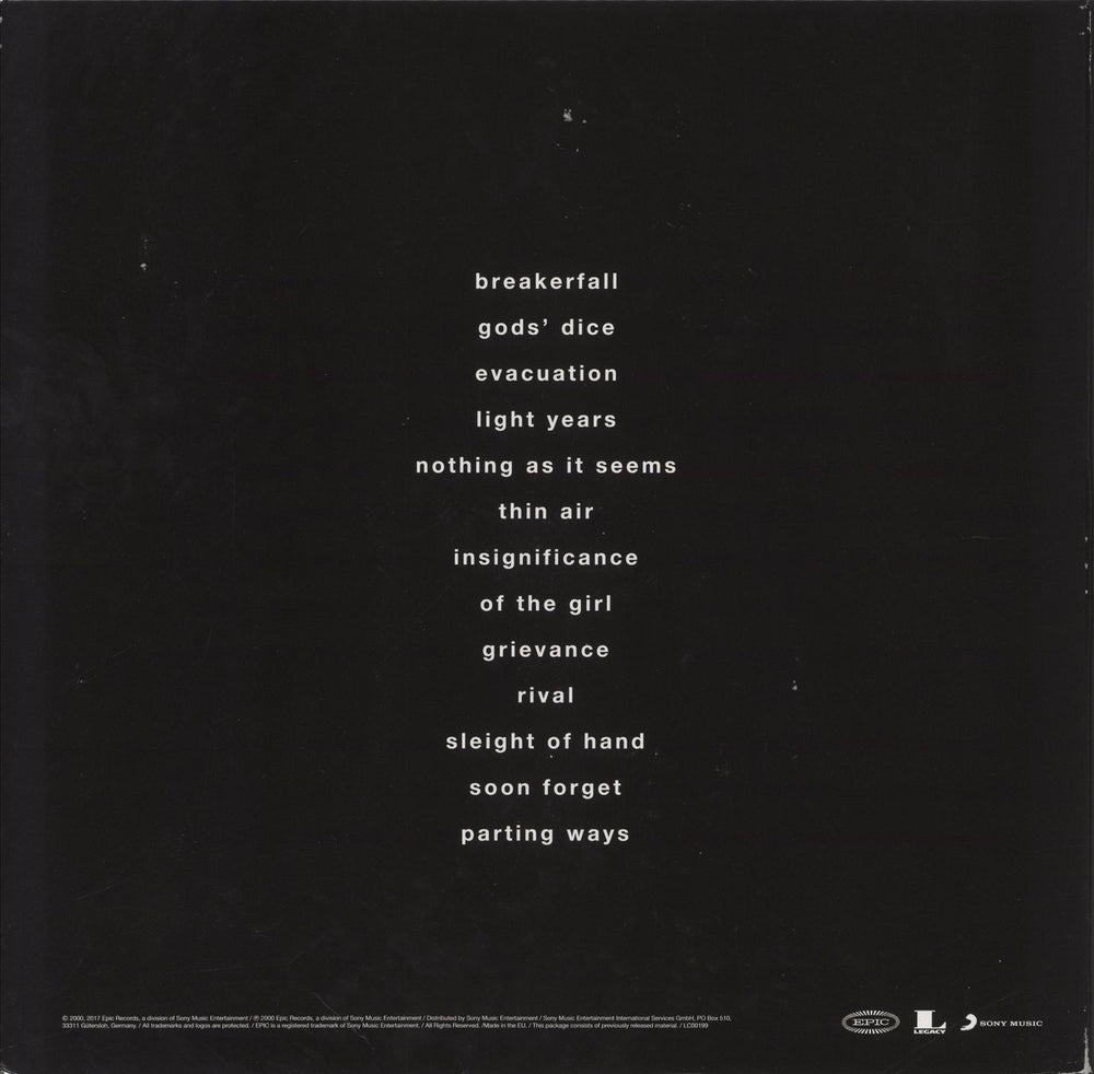 Pearl Jam Binaural UK 2-LP vinyl record set (Double LP Album) 889854091217