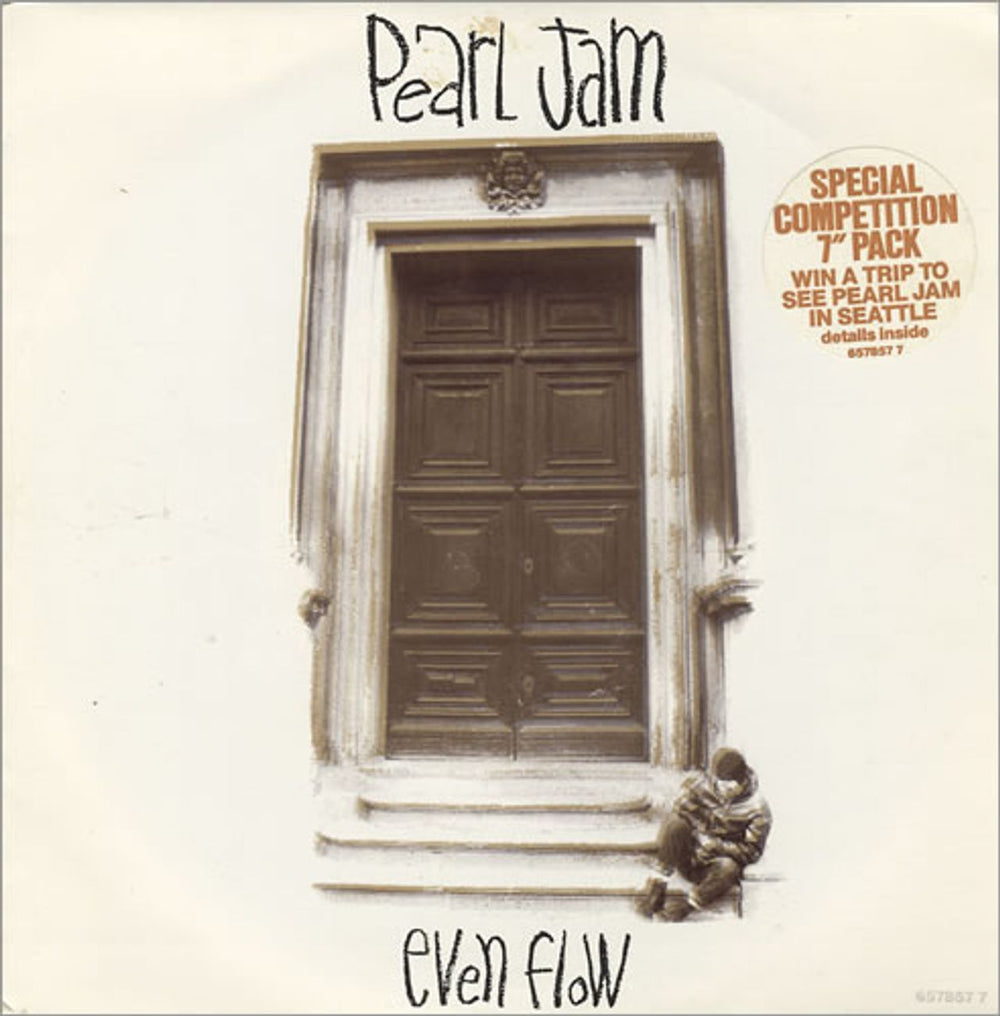Pearl Jam Even Flow - + insert UK 7" vinyl single (7 inch record / 45) 6578577