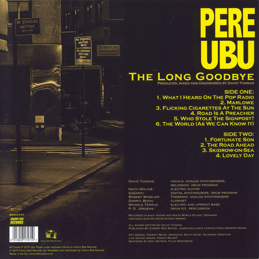 Pere Ubu The Long Goodbye UK vinyl LP album (LP record) 5013929174719