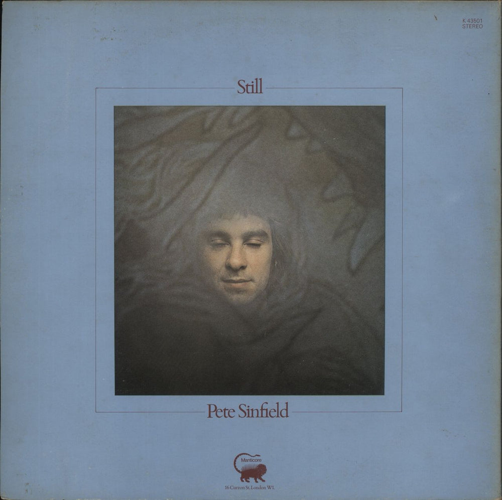 Pete Sinfield Still - Blue Sleeve - Ex UK vinyl LP album (LP record)