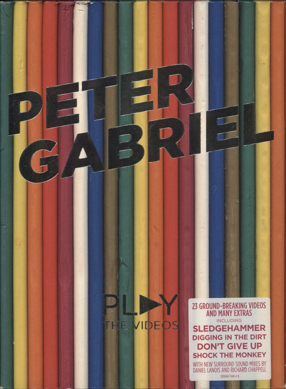 Peter Gabriel Play - The Videos UK Promo DVD 5050467-5681-2-9