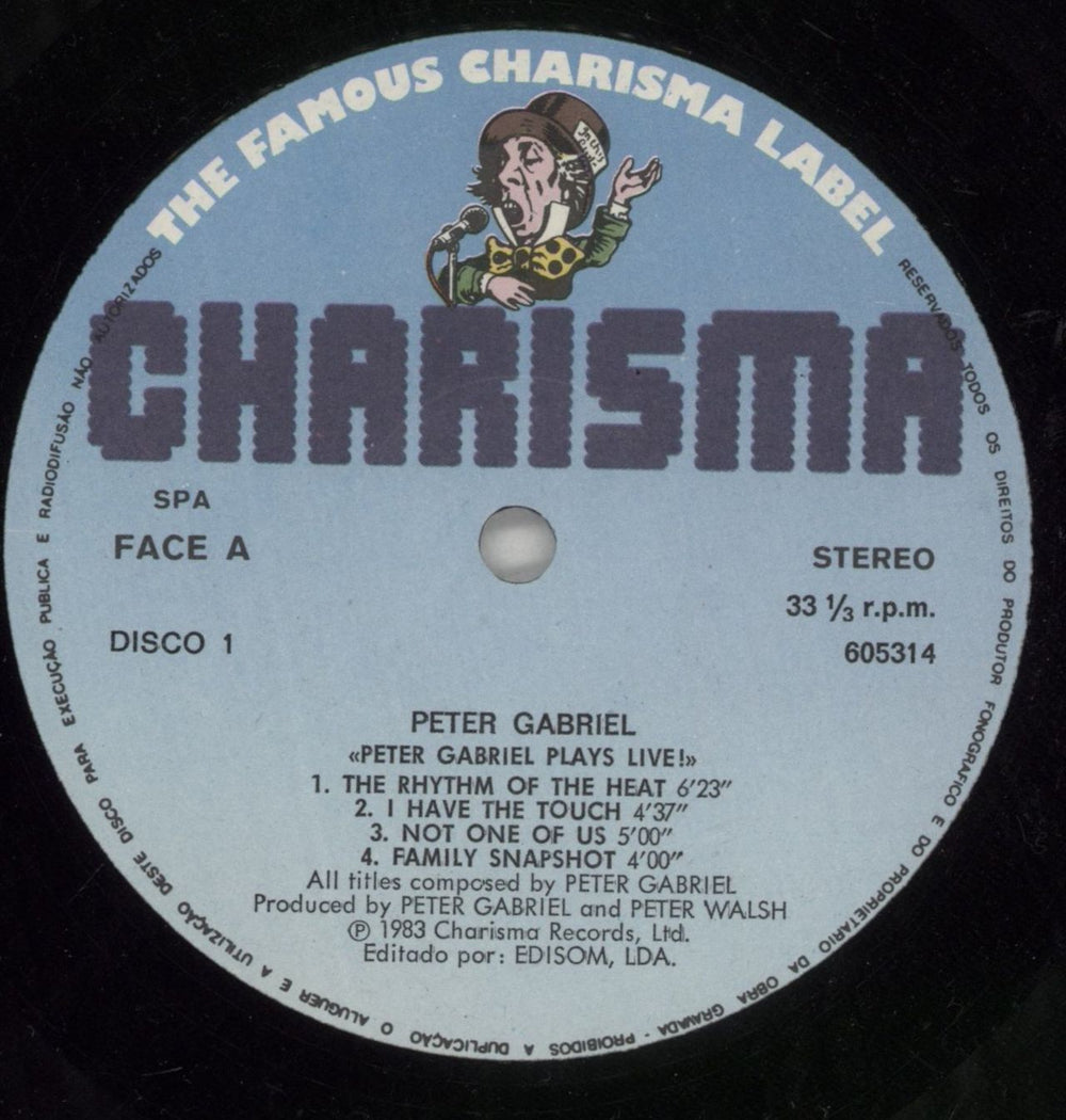 Peter Gabriel Plays Live Portuguese 2-LP vinyl record set (Double LP Album) GAB2LPL869268