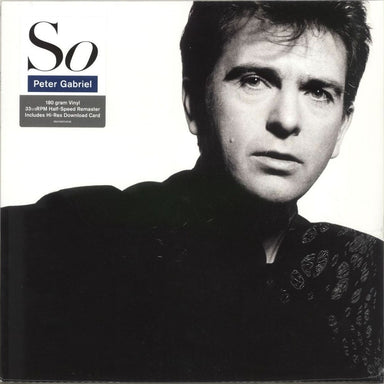 Peter Gabriel So - 180 Gram Remastered - Sealed UK vinyl LP album (LP record) PGLPR5