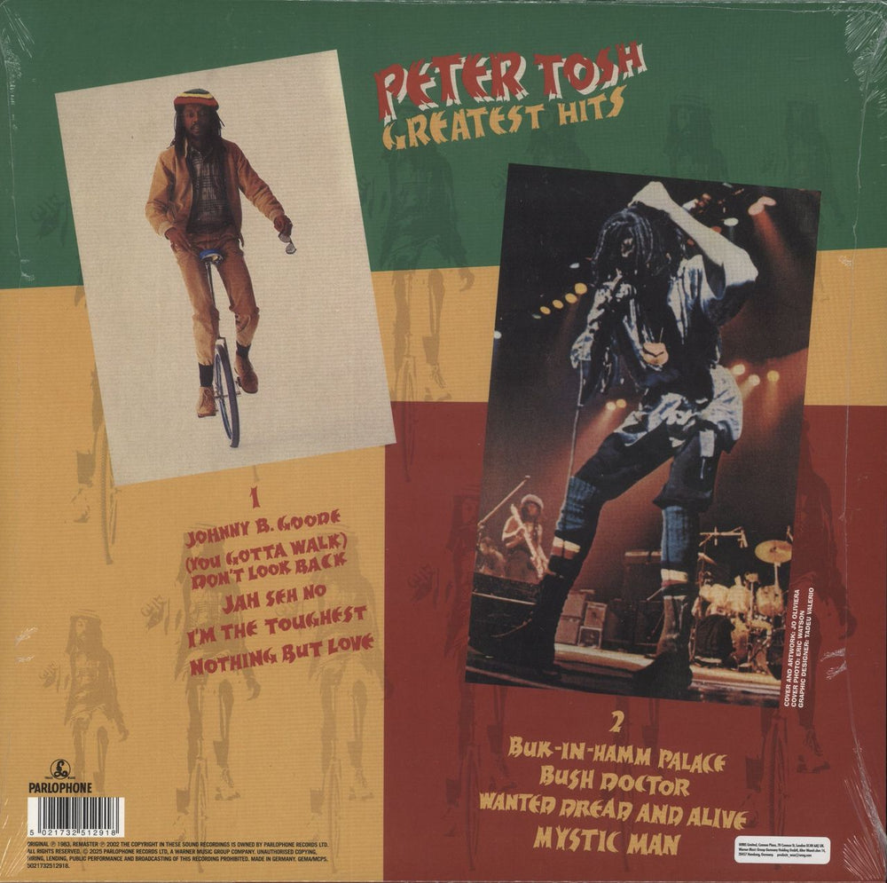 Peter Tosh Greatest Hits - RSD25 - Tri-Colour Vinyl - Sealed UK vinyl LP album (LP record) 5021732512918
