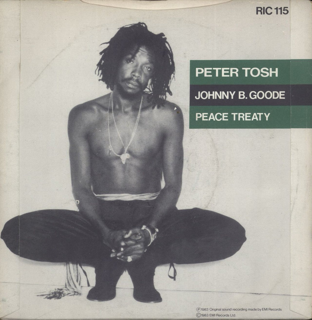 Peter Tosh Johnny B. Goode UK 7" vinyl single (7 inch record / 45)