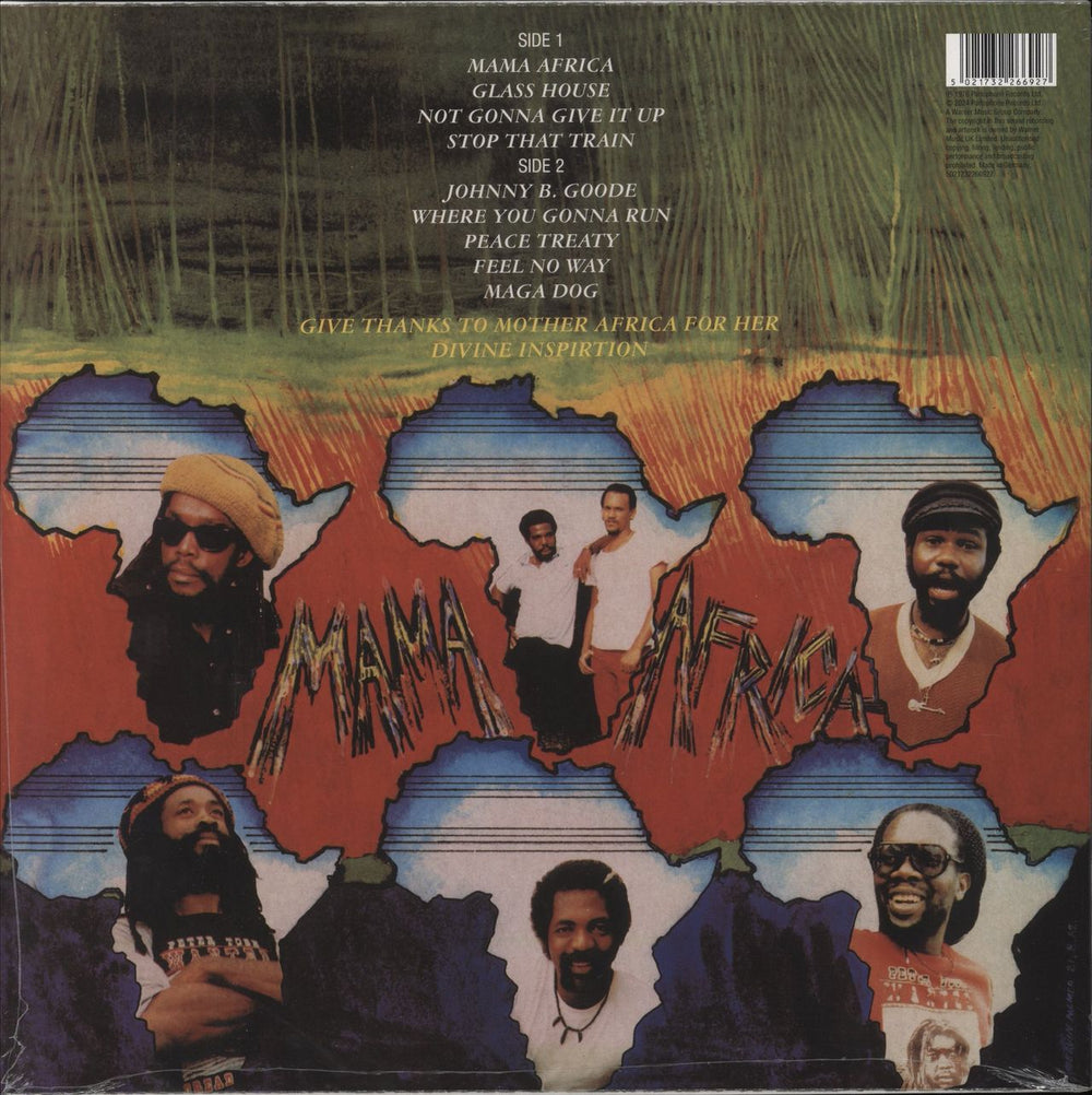 Peter Tosh Mama Africa - Red Vinyl Dutch vinyl LP album (LP record) 5021732266927