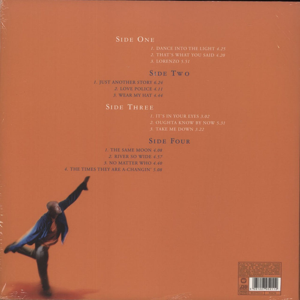 Phil Collins Dance Into The Light UK 2-LP vinyl record set (Double LP Album)