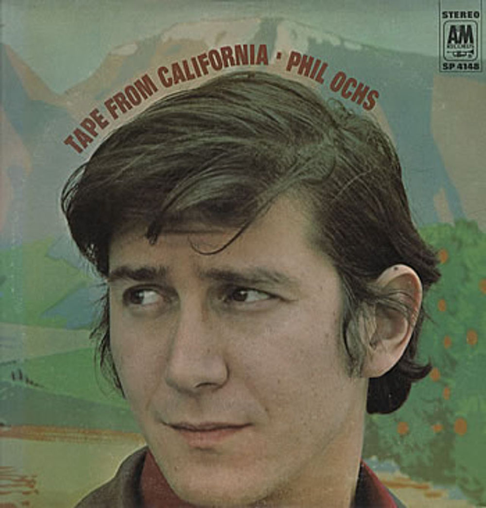 Phil Ochs Tape From California UK Promo vinyl LP album (LP record) AMLS919