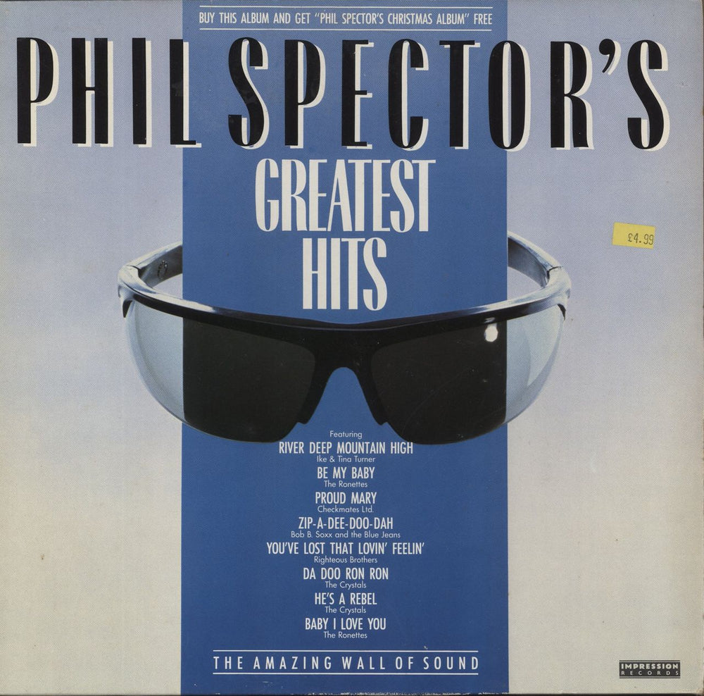Phil Spector Greatest Hits - EX UK vinyl LP album (LP record) PSLP1