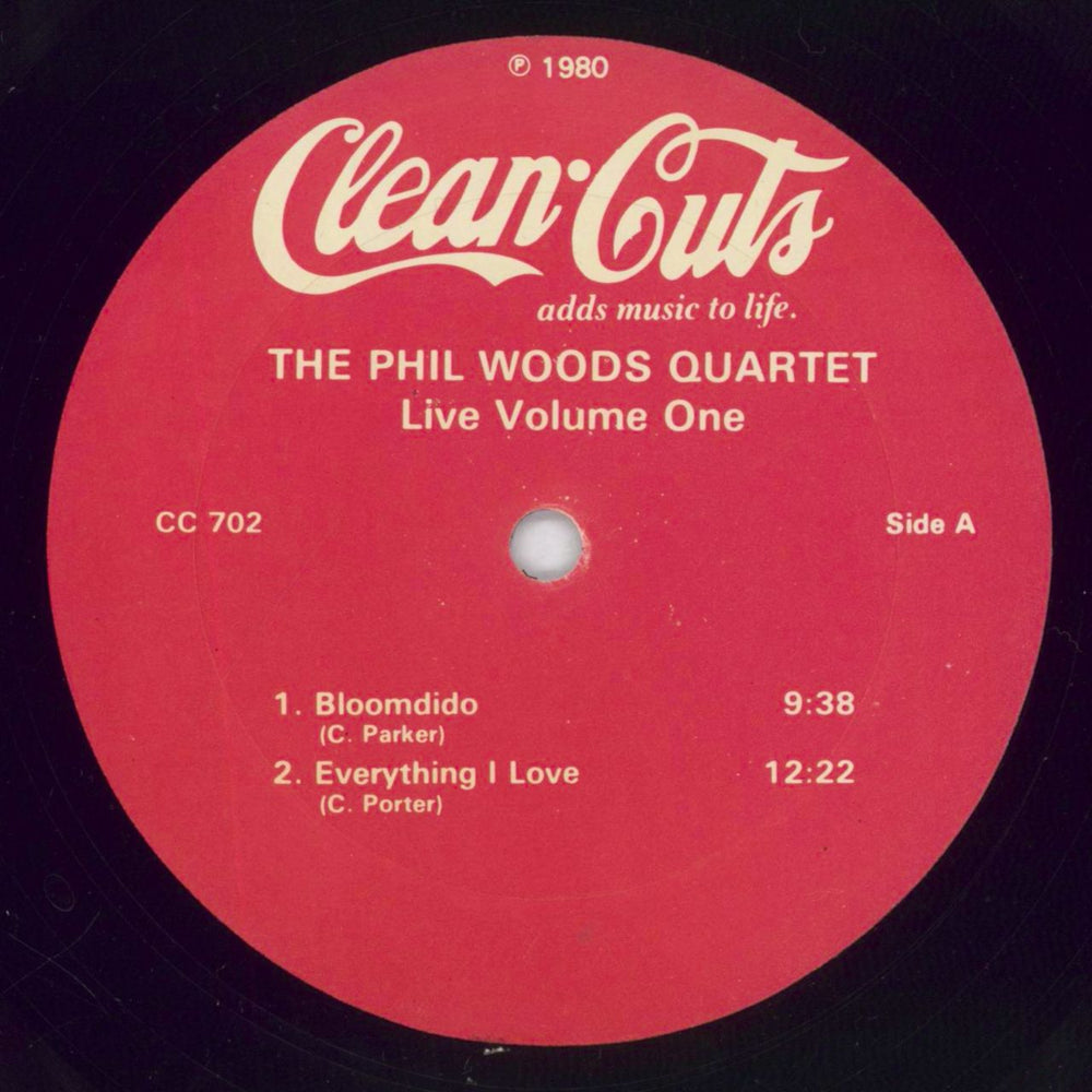 Phil Woods Live Volume One US vinyl LP album (LP record) PWDLPLI746971