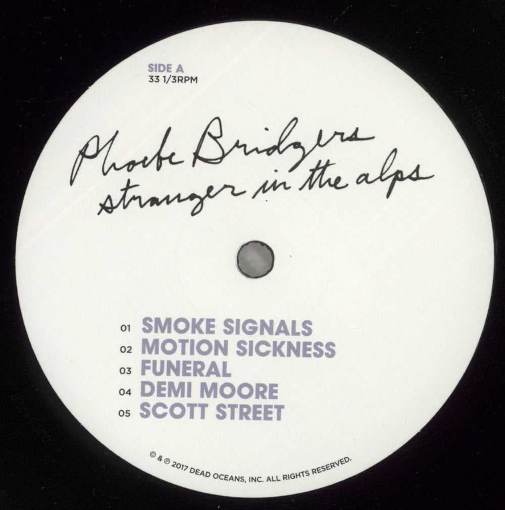 Phoebe Bridgers Stranger In The Alps - 1st US vinyl LP album (LP record) 3QWLPST808371