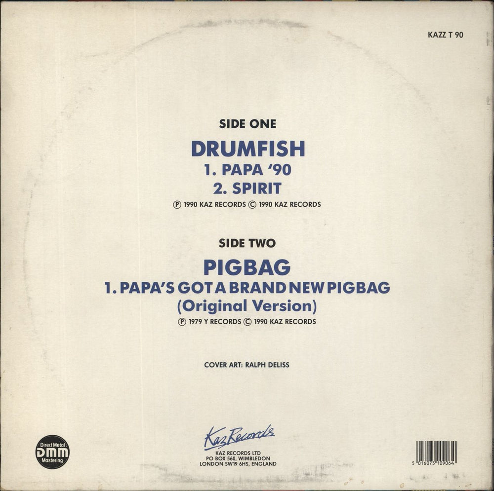 Pigbag Papa '90 / Spirit / Papa's Got A Brand New Pigbag UK 12" vinyl single (12 inch record / Maxi-single)