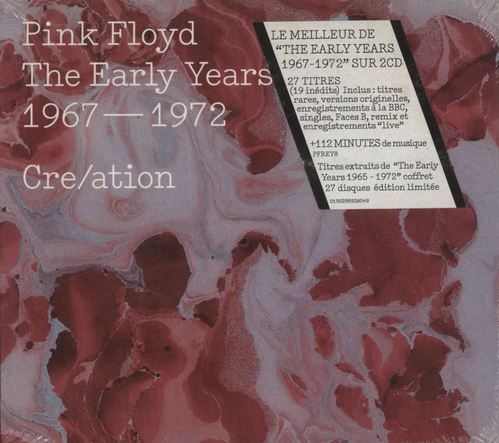 Pink Floyd Cre/ation - The Early Years 1967 - 1972 UK 2 CD album set (Double CD) PFREY8