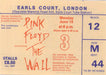 Pink Floyd The Wall - Scarfe Cover + Ticket Stub UK tour programme PINTRTH569354