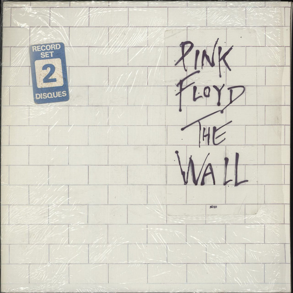 Pink Floyd The Wall - Shrink and Stickers Canadian 2-LP vinyl record set (Double LP Album) 36183