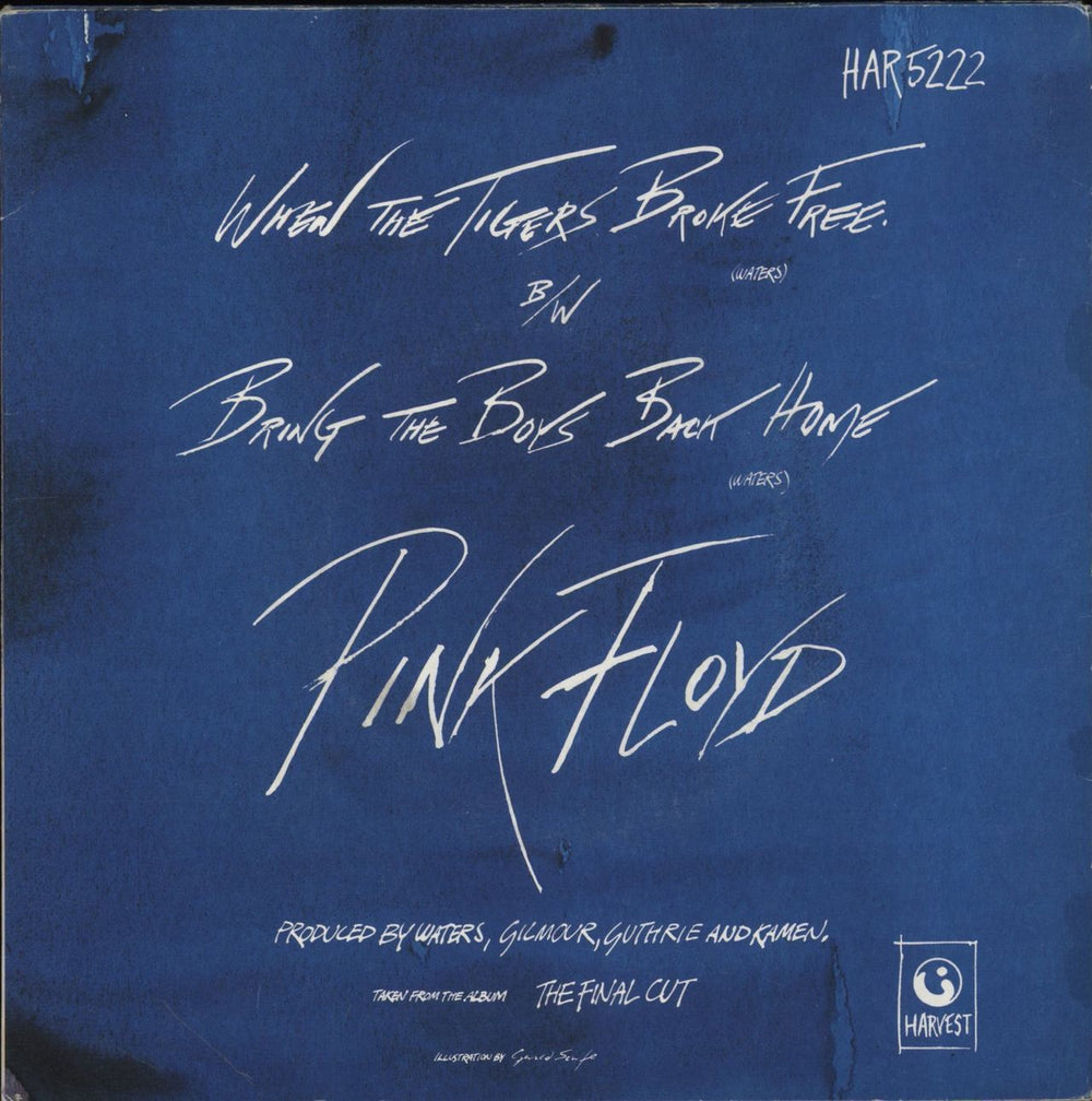 Pink Floyd When The Tigers Broke Free - Tri-fold UK 7" vinyl single (7 inch record / 45)