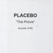 Placebo This Picture - Acoustic UK Promo CD-R acetate CDR ACETATE