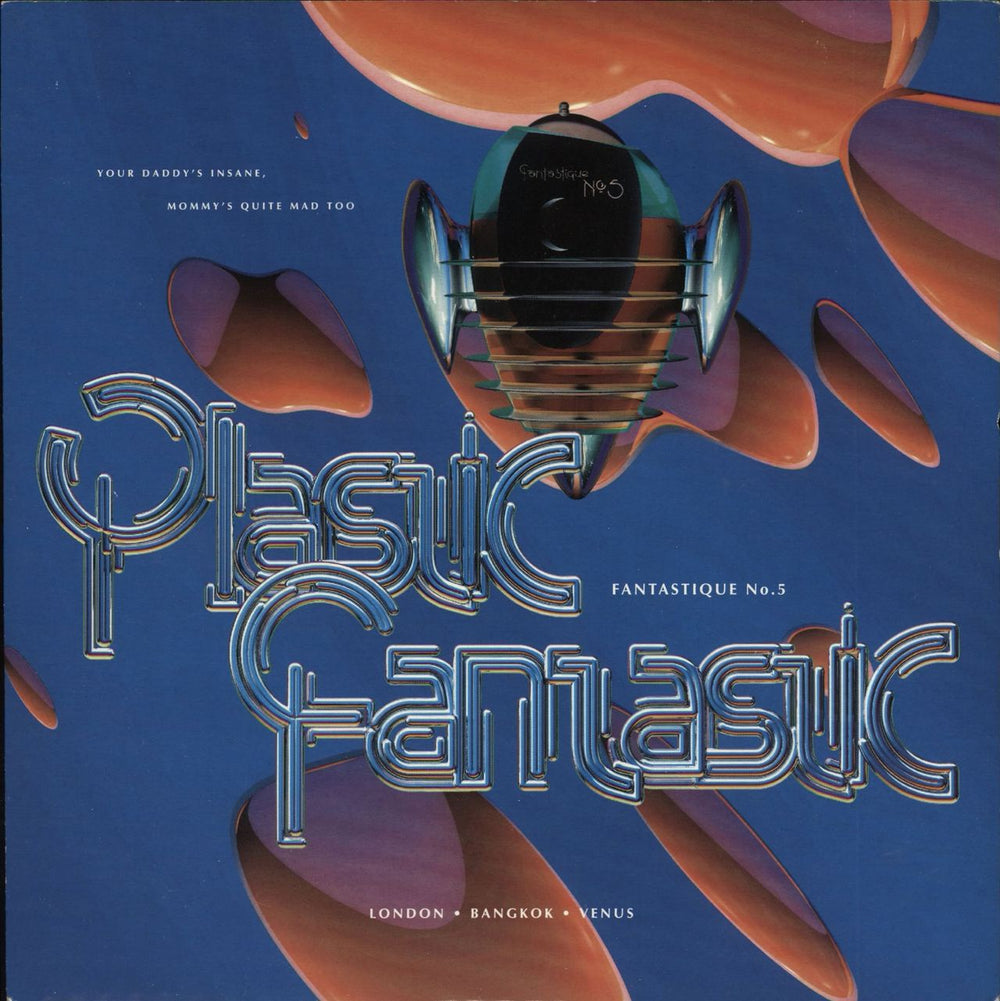 Plastic Fantastic Fantastique No. 5 - Clear vinyl UK 7" vinyl single (7 inch record / 45) PF001