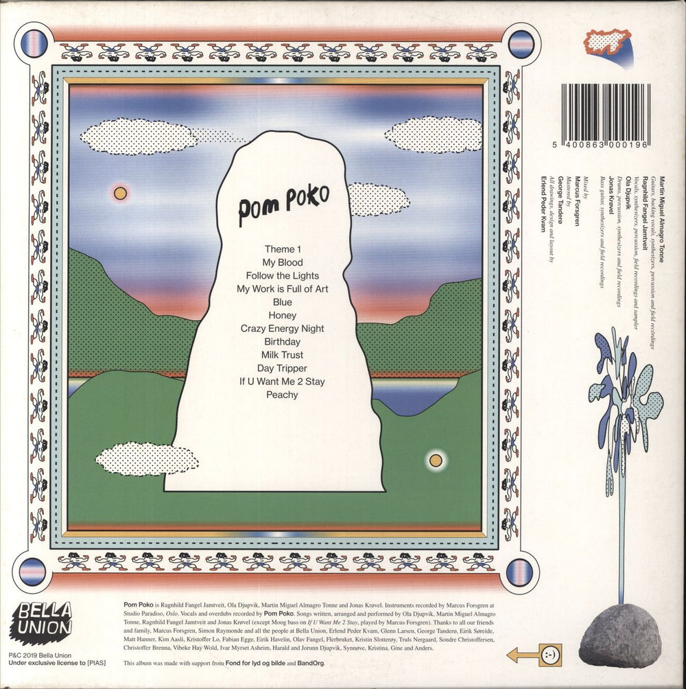 Pom Poko Birthday UK vinyl LP album (LP record) 5400863000196