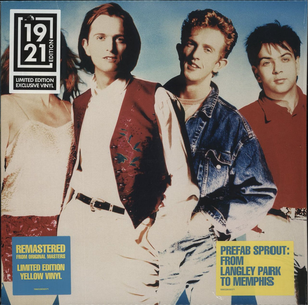 Prefab Sprout From Langley Park To Memphis - Yellow Vinyl UK vinyl LP album (LP record) 19802808371