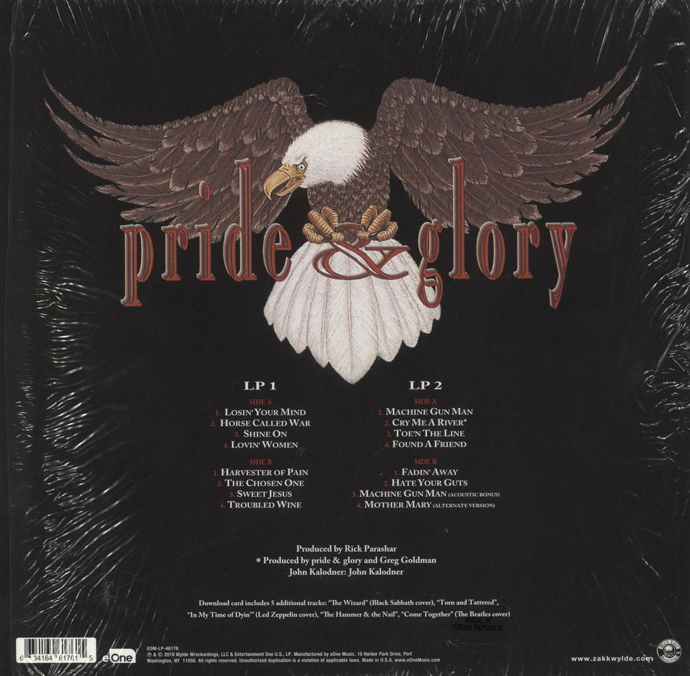 Pride And Glory Pride And Glory - 2 x Picture Disc - Shrink UK picture disc LP (vinyl picture disc album) 634164617615