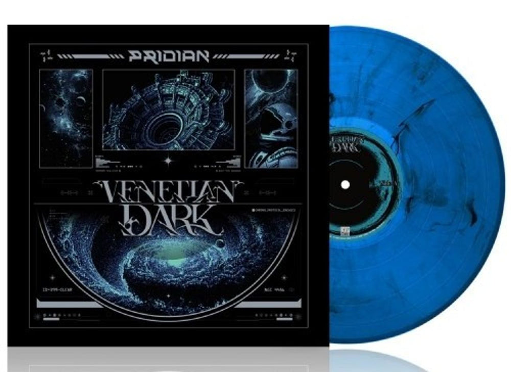 Pridian Venetian Dark - Blue-Black Marbled Vinyl - Sealed UK vinyl LP album (LP record) 198028767910