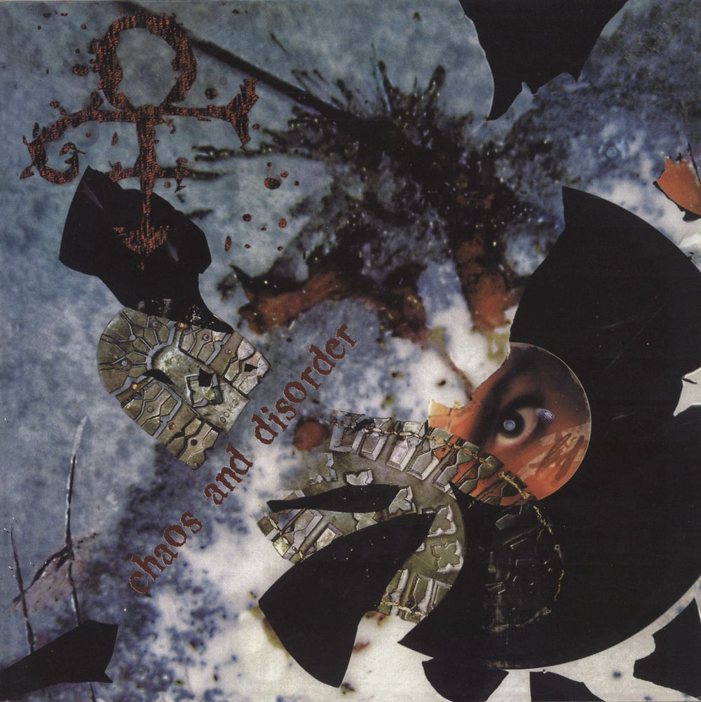 Prince Chaos And Disorder - Purple vinyl UK vinyl LP album (LP record) 19075918291