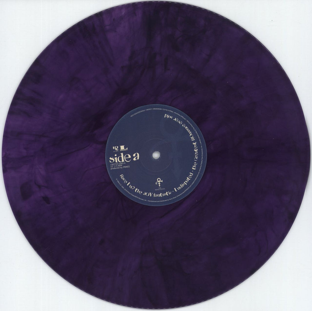 Prince Rave Un2 The Joy Fantastic - Purple vinyl US 2-LP vinyl record set (Double LP Album) PRI2LRA880611