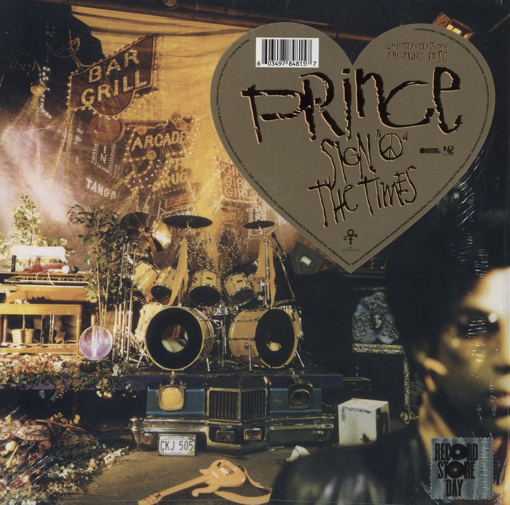 Prince Sign O The Times - Picture Disc - RSD 2020 - Shrink & Hype-sticker UK picture disc LP (vinyl picture disc album) RRP125577