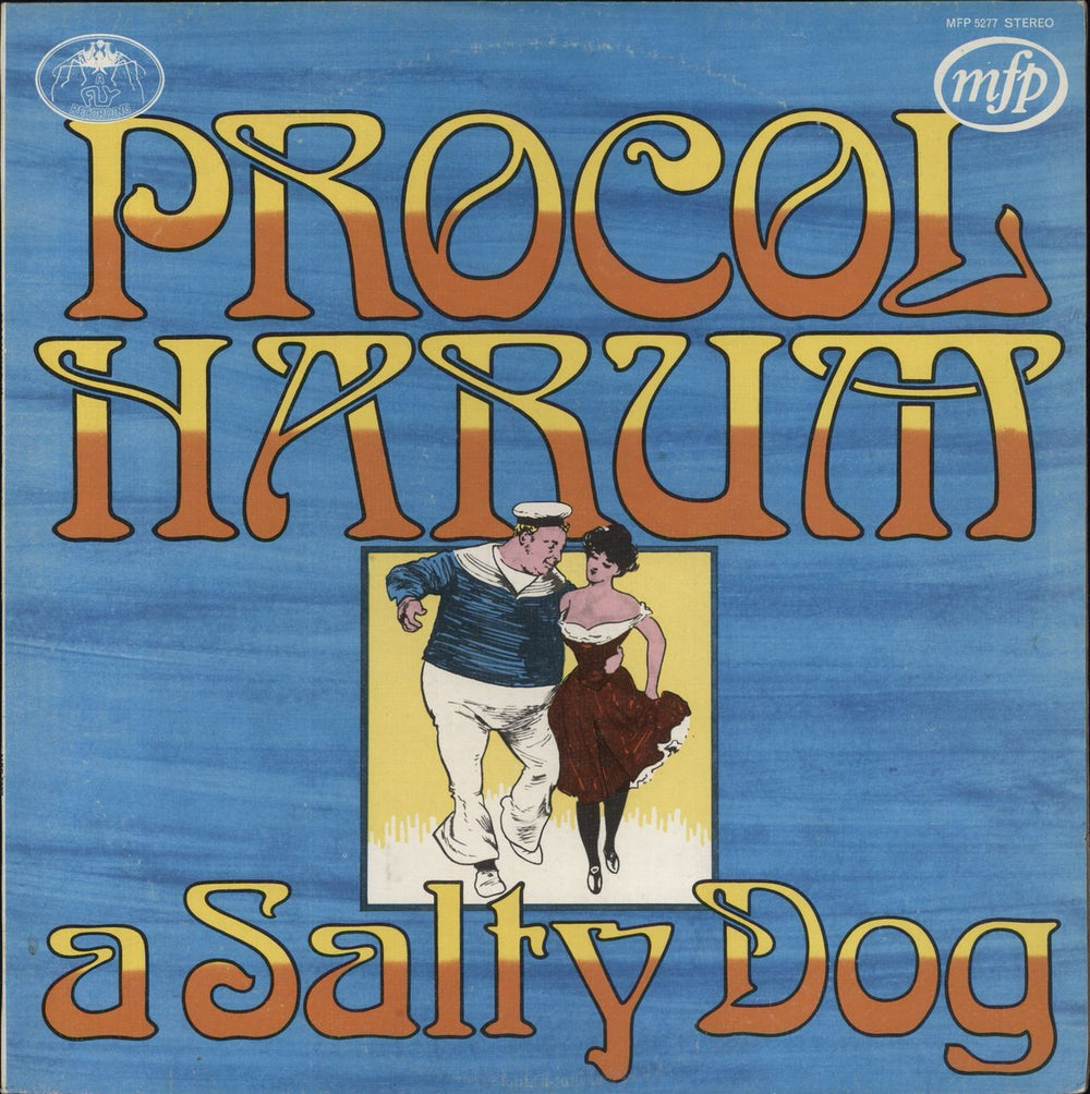 Procol Harum A Salty Dog - Textured sleeve UK vinyl LP album (LP record) MFP5277