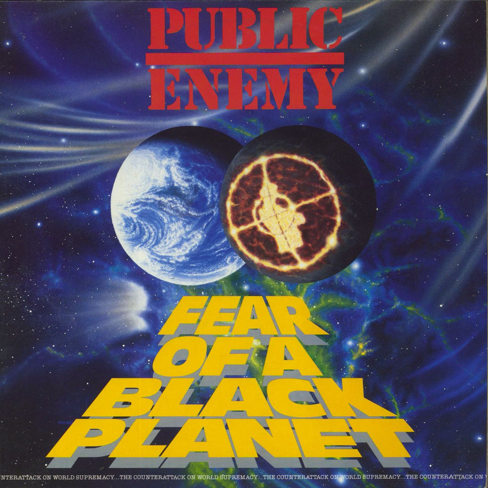 Public Enemy Fear Of A Black Planet - EX Dutch vinyl LP album (LP record) 4662811